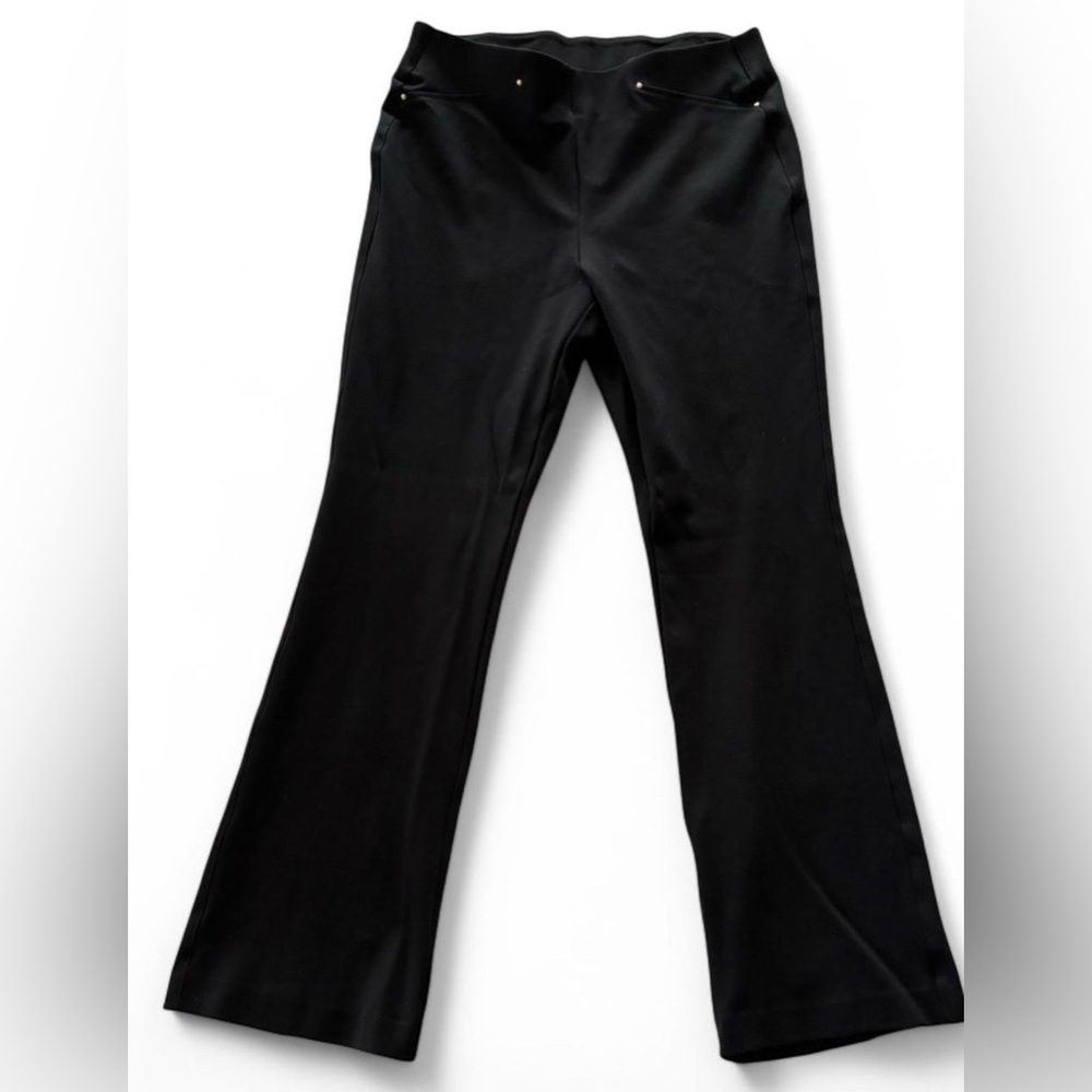 Stretchy boot cut business casual pants